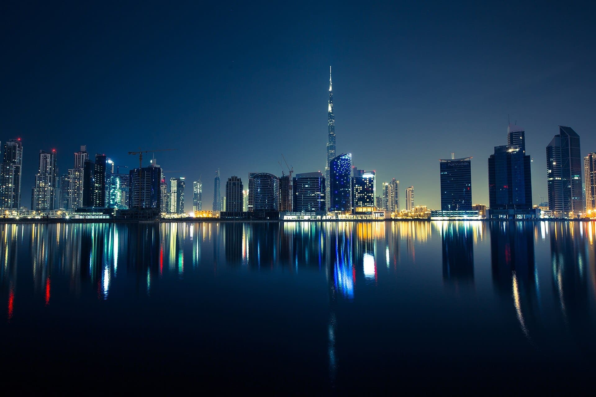 Downtown at dusk, Dubai